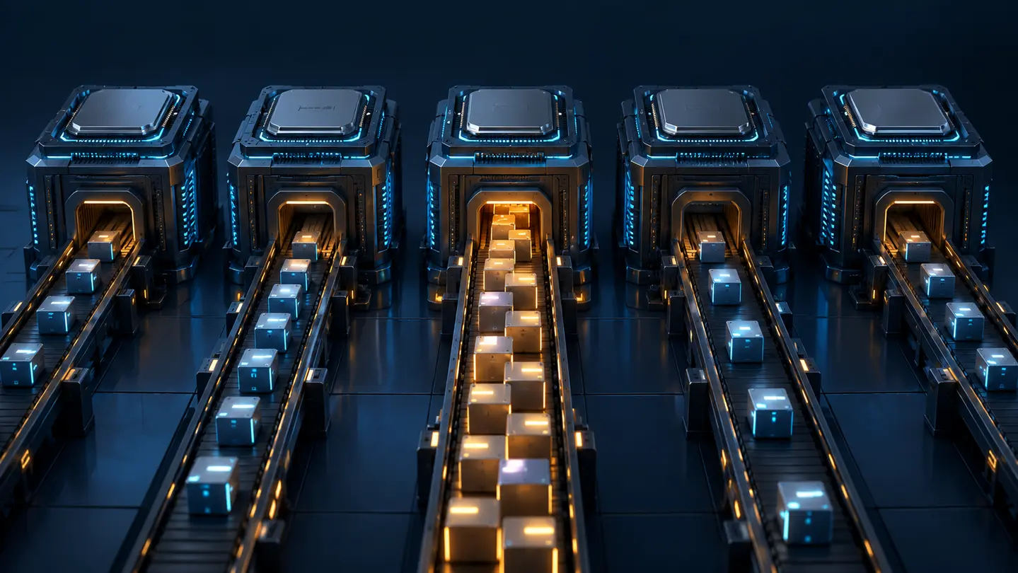 Similar servers can produce persistently different service queues.